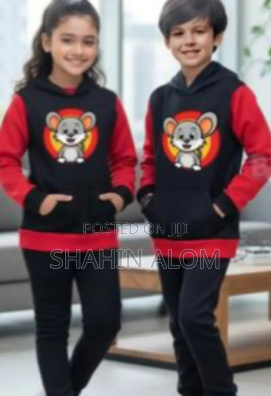 স্টাইলিশ বেবি হুডি ও প্যান্ট সেট