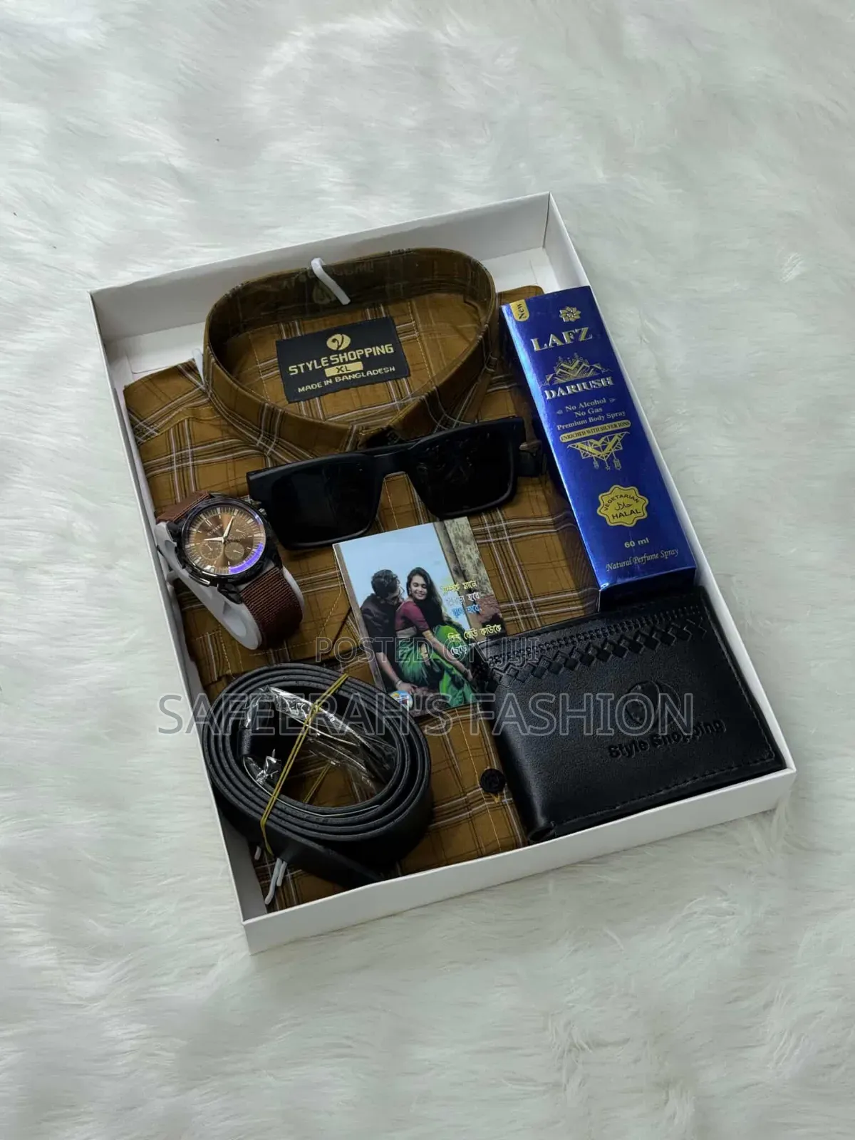 চেক শার্ট কম্বো সেট r