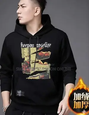 Drop Shoulder Hoodie for Men and Women