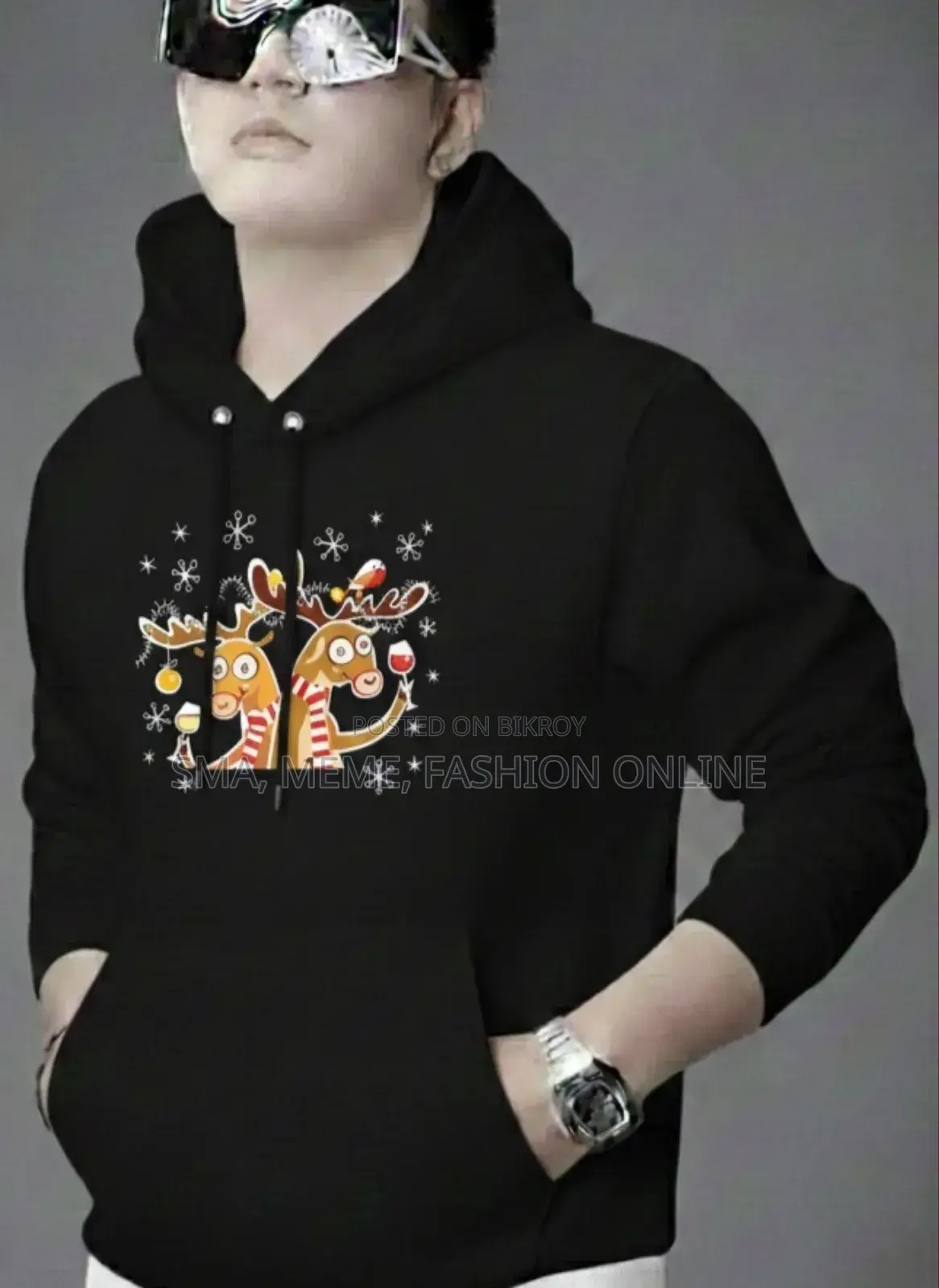 Drop Shoulder Hoodie for Men and Women