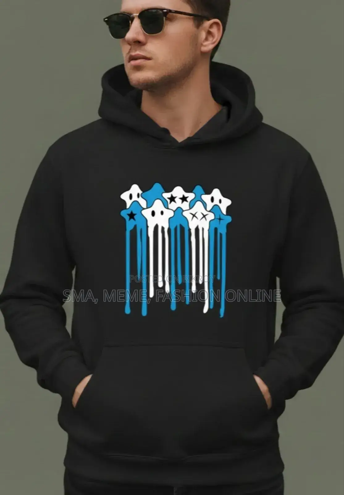 Drop Shoulder Hoodie for Men and Women