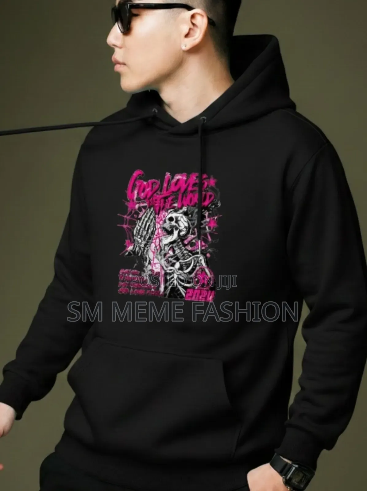 Drop Shoulder Hoodie for Men and Women