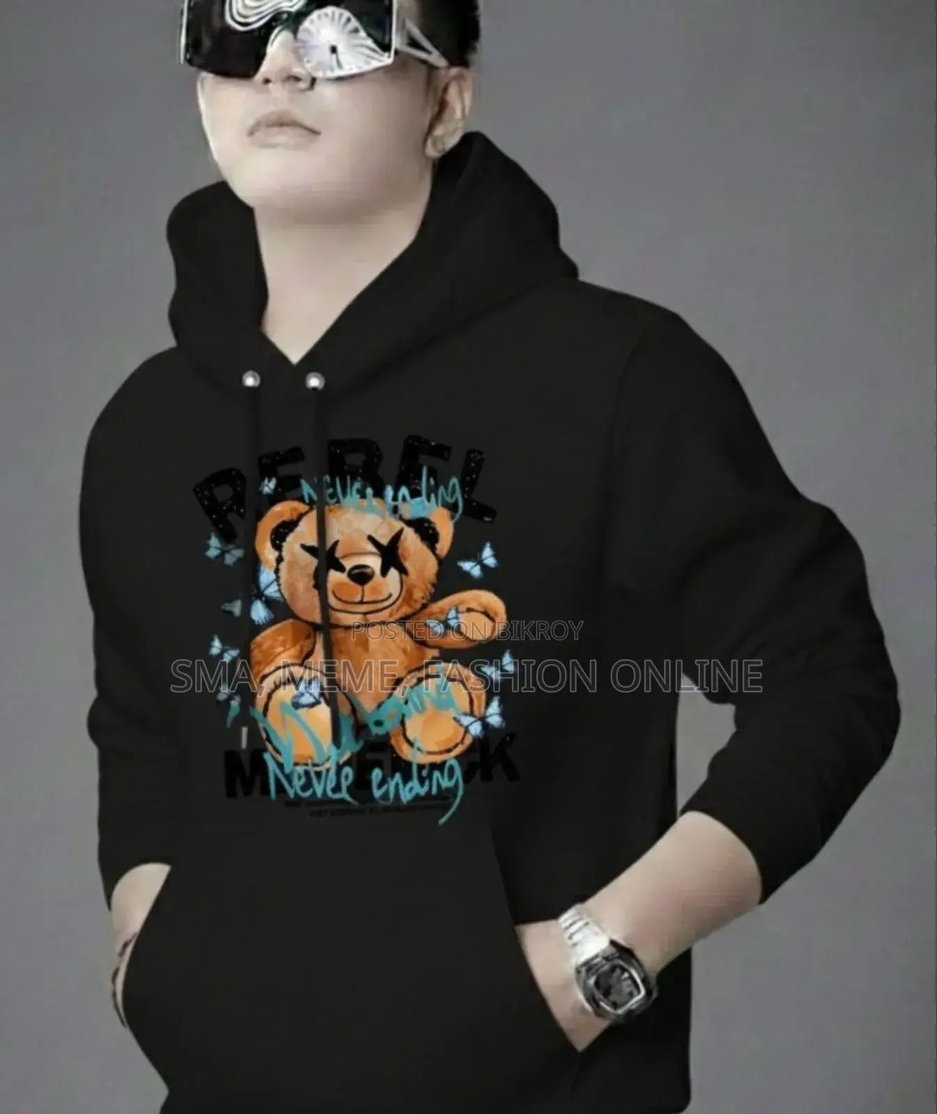 Drop Shoulder Hoodie for Men and Women