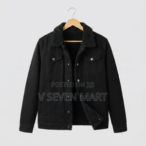 Denim Sherpa Lined Jacket