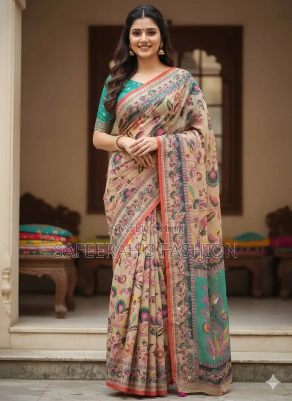 প্রিমিয়াম টাঙ্গাইল সিল্ক বুটিক শাড়ি r