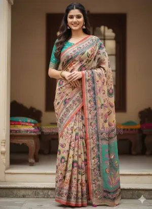 Photo - প্রিমিয়াম টাঙ্গাইল সিল্ক বুটিক শাড়ি r