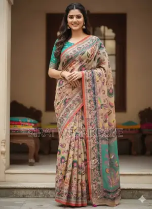 Photo - প্রিমিয়াম টাঙ্গাইল সিল্ক বুটিক শাড়ি r