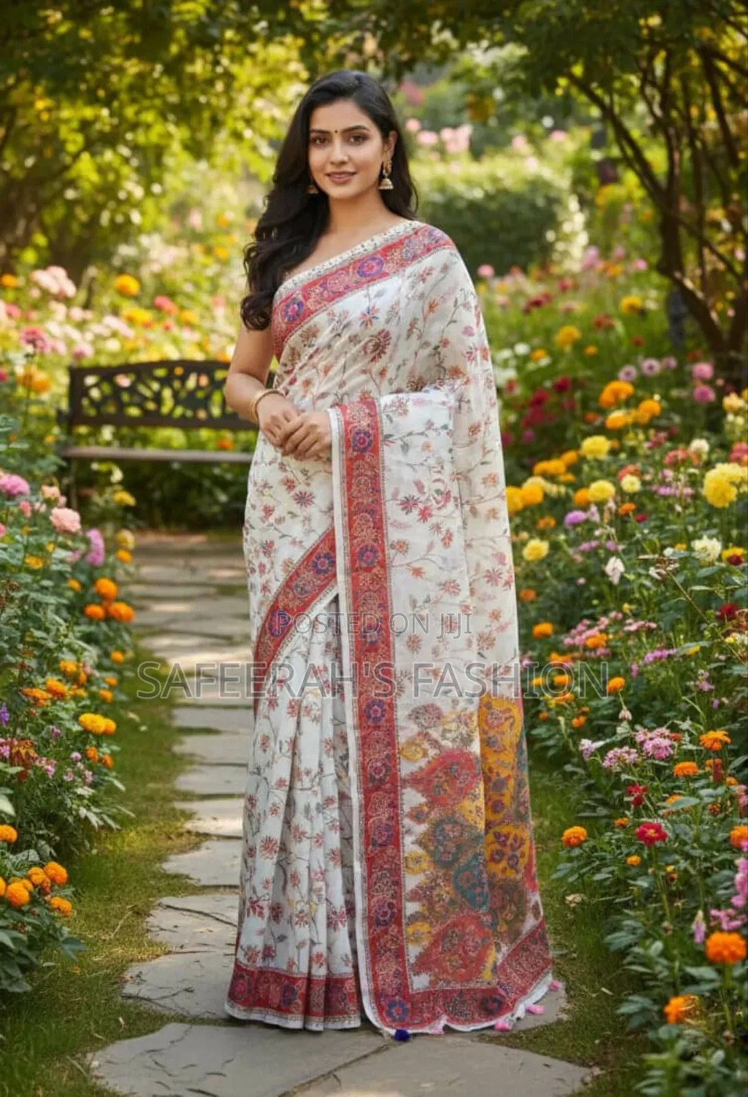 প্রিমিয়াম টাঙ্গাইল সিল্ক বুটিক শাড়ি r