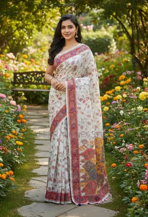 প্রিমিয়াম টাঙ্গাইল সিল্ক বুটিক শাড়ি r