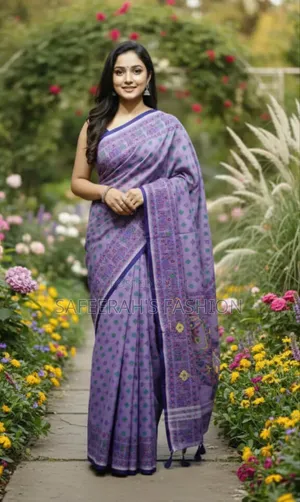 প্রিমিয়াম টাঙ্গাইল সিল্ক বুটিক শাড়ি r