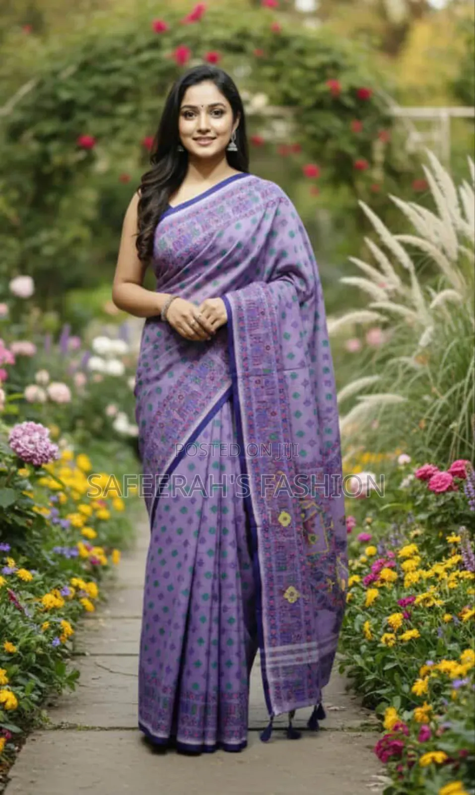 প্রিমিয়াম টাঙ্গাইল সিল্ক বুটিক শাড়ি r