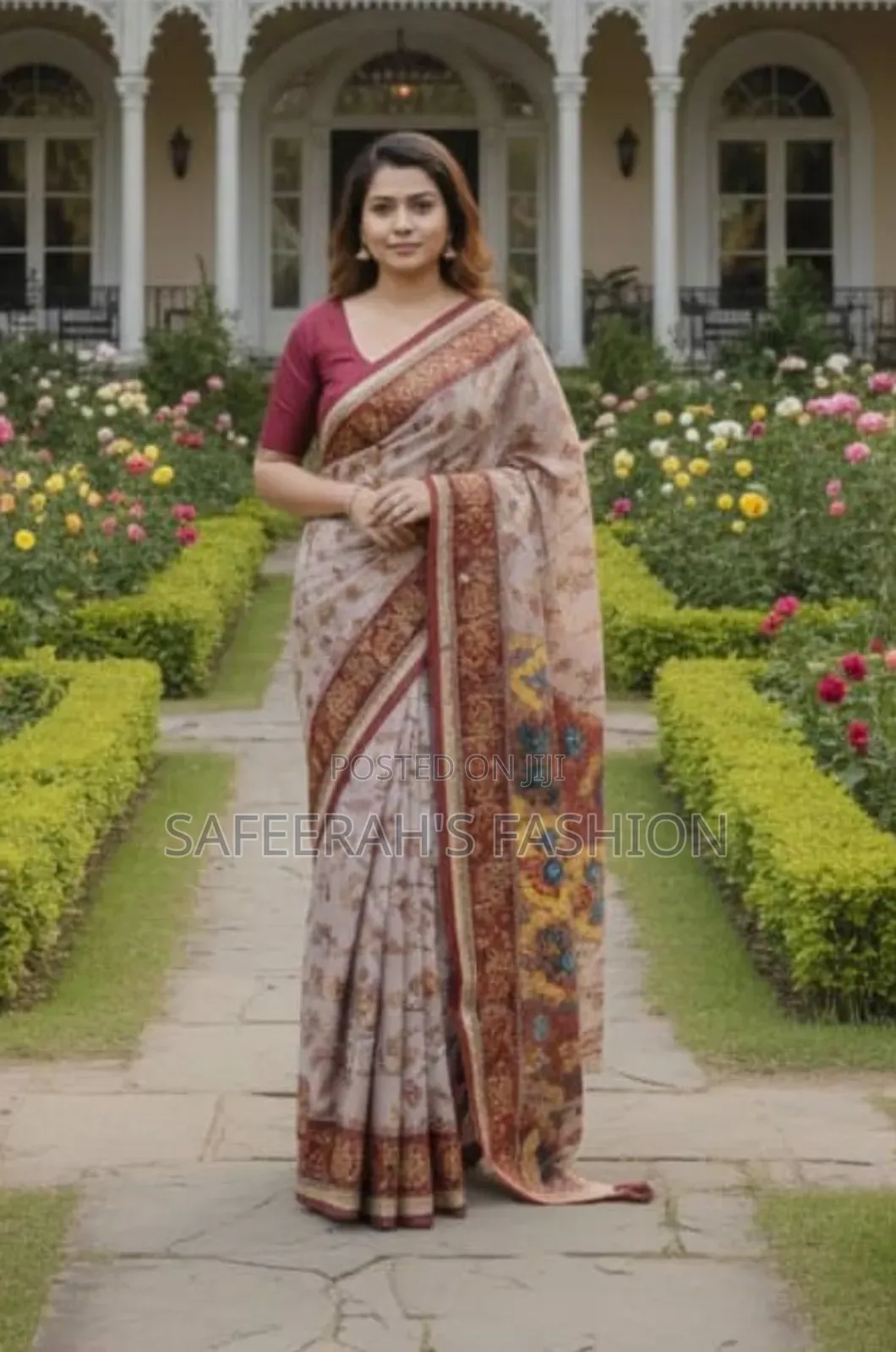 প্রিমিয়াম টাঙ্গাইল সিল্ক বুটিক শাড়ি r