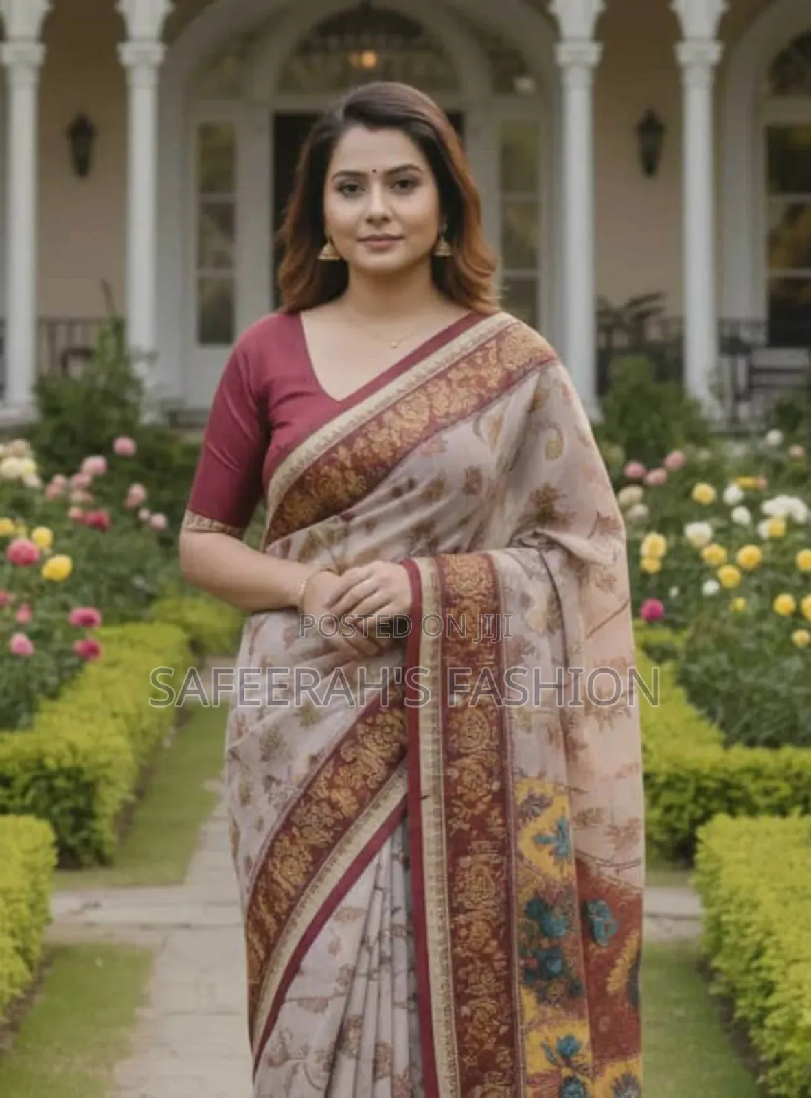 প্রিমিয়াম টাঙ্গাইল সিল্ক বুটিক শাড়ি r