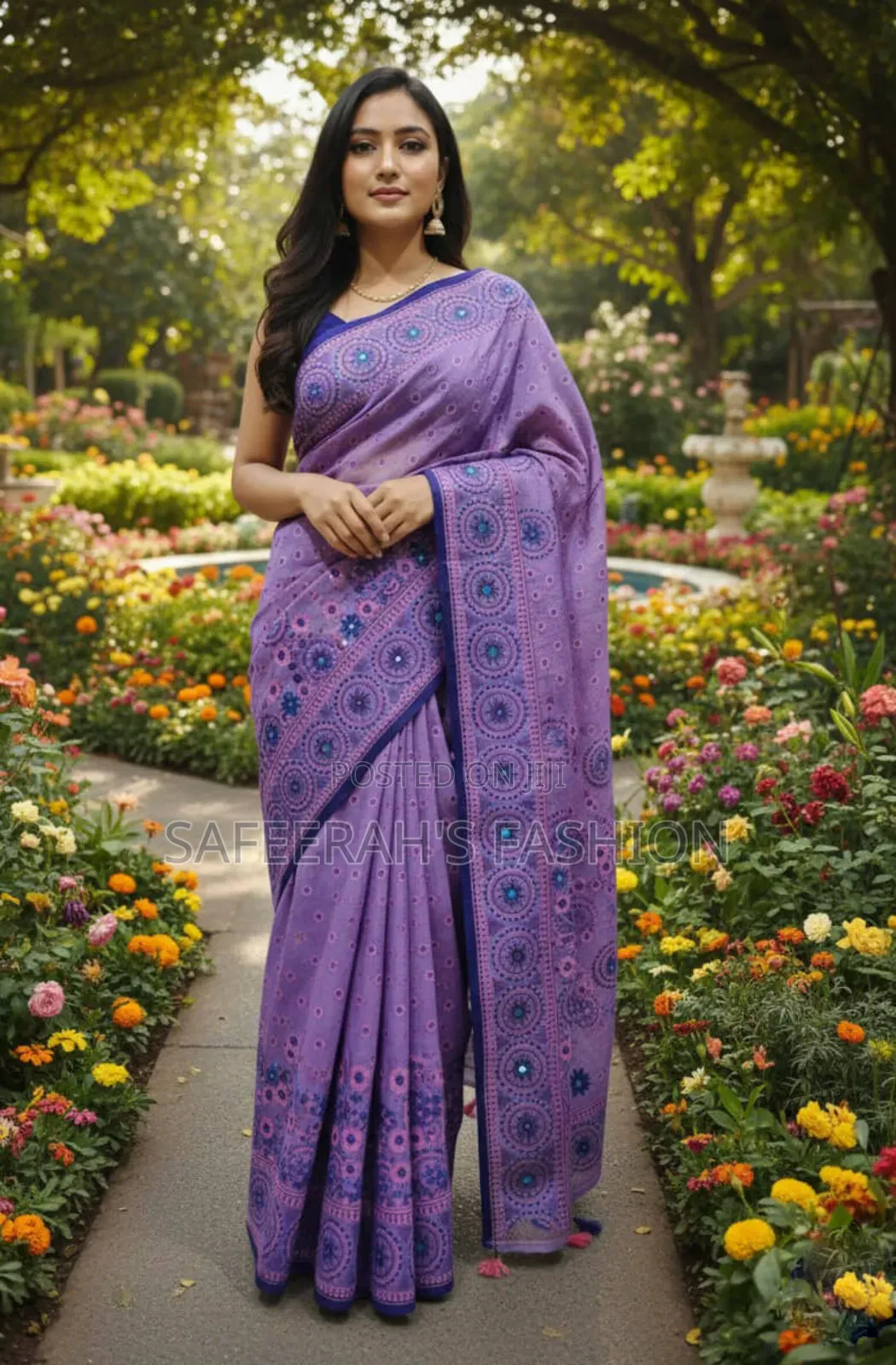 প্রিমিয়াম টাঙ্গাইল সিল্ক বুটিক শাড়ি r