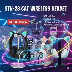 STN-28 Cat Headset: কিউট লাইটিং ক্যাট ইয়ার ডিজাইন