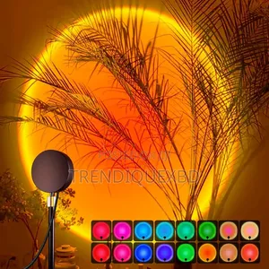 Photo - Sunset Projection Lamp – Aesthetic Room Light for Photoshoot