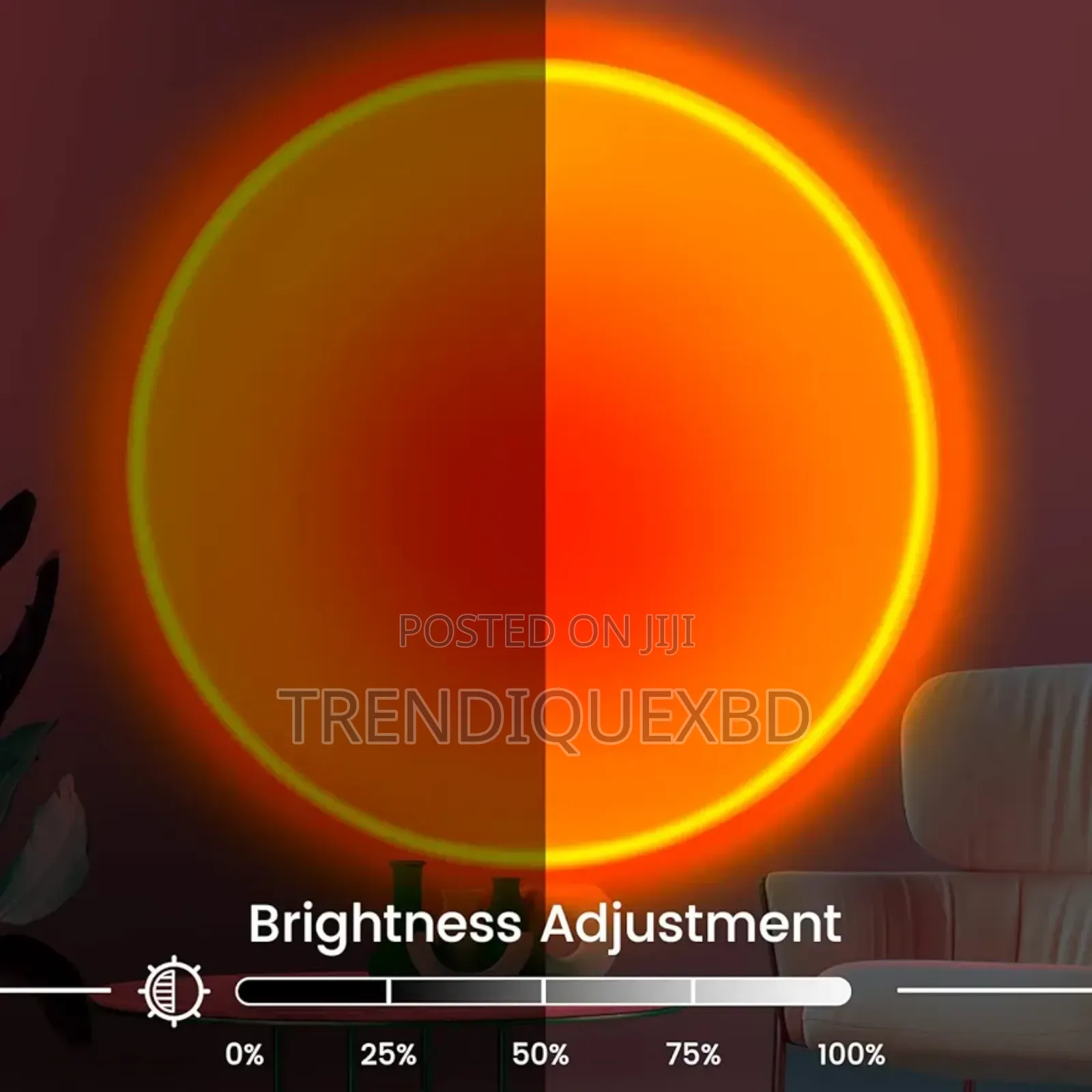 Sunset Projection Lamp – Aesthetic Room Light for Photoshoot