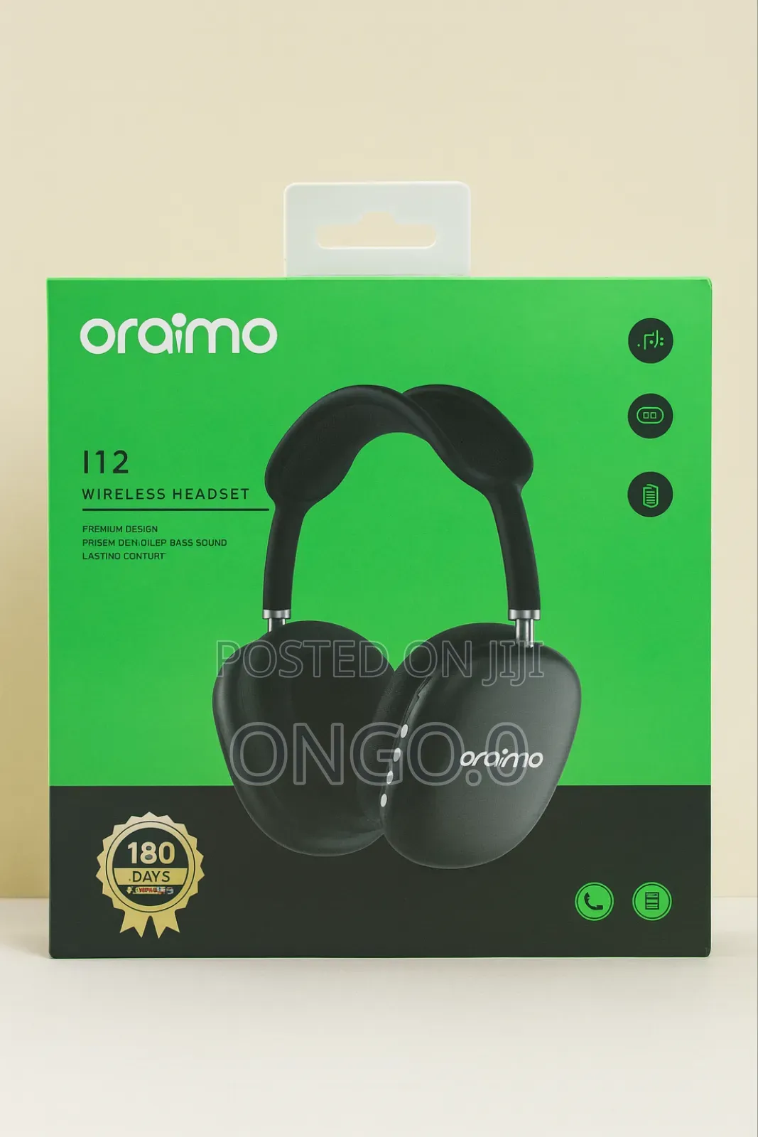 Oraimo I12 Wireless Headset /Premium Sound Comfortable Design
