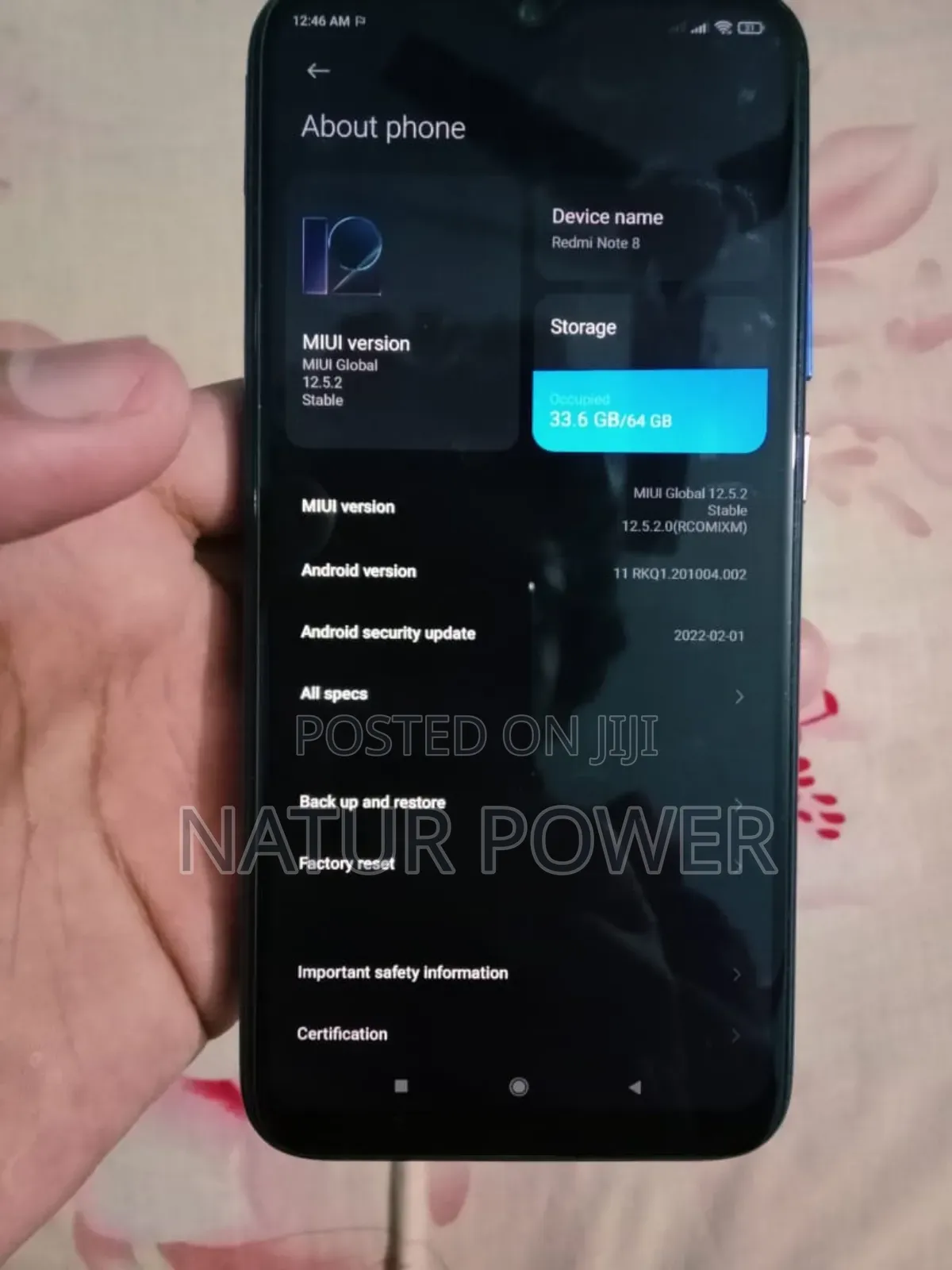 Xiaomi Redmi Note 8 64 GB Blue