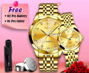 Photo - Olevs লাক্সারি কাপল'স ওয়াচ সেট -