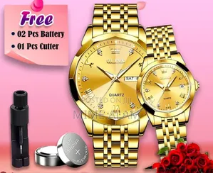 Olevs লাক্সারি কাপল'স ওয়াচ সেট -