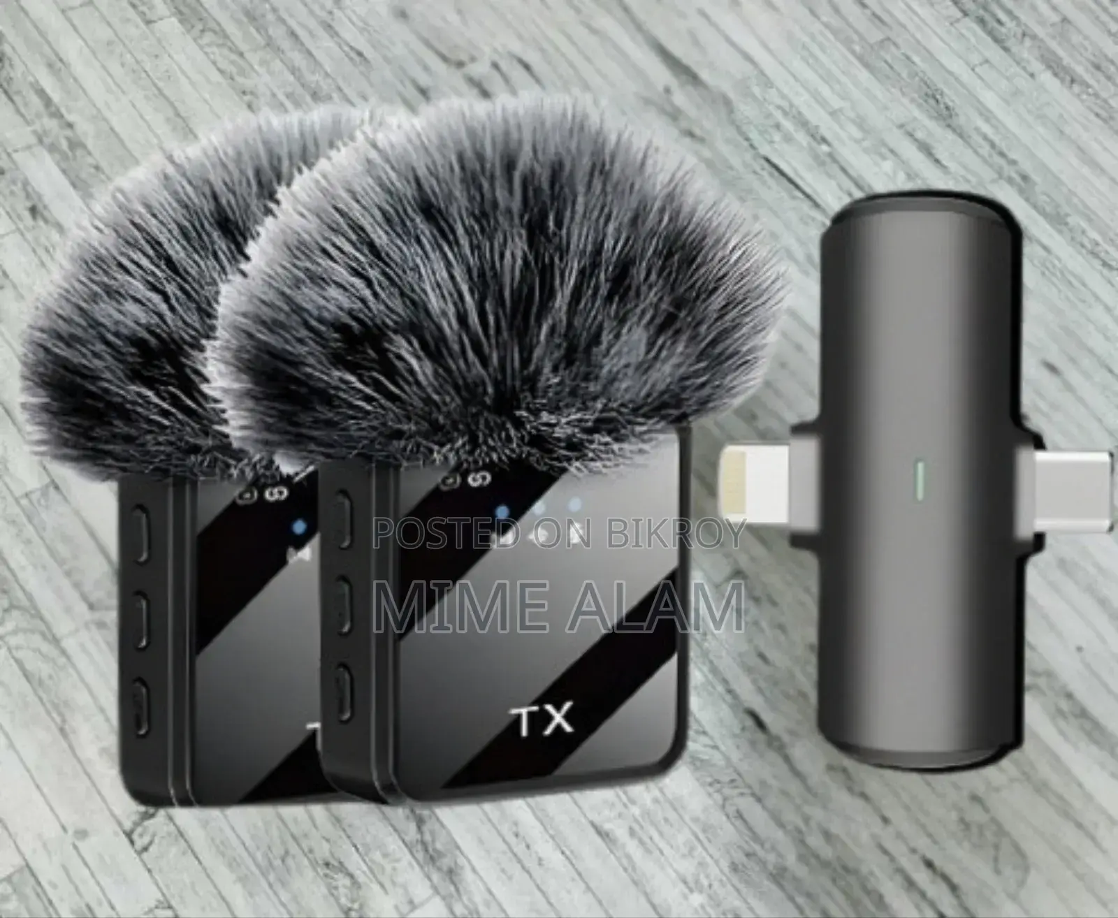 F11-2 Wireless Collar Microphone for iPhone Android