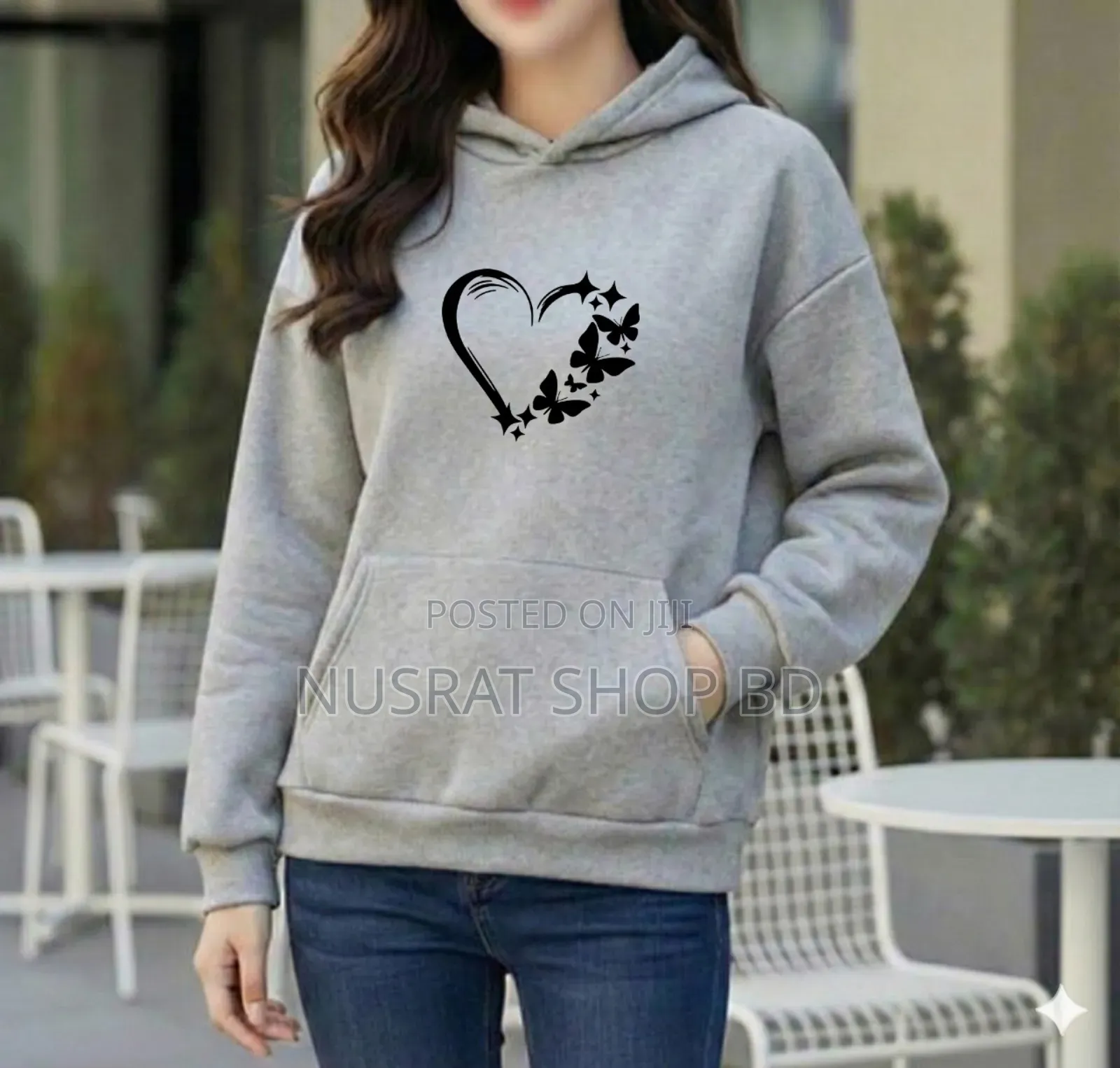 Premium Comfortable Printed Ladies Winter Hoodie
Code