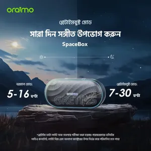 Oraimo Spacebox Fm and Customizable Lights and Eq Speaker