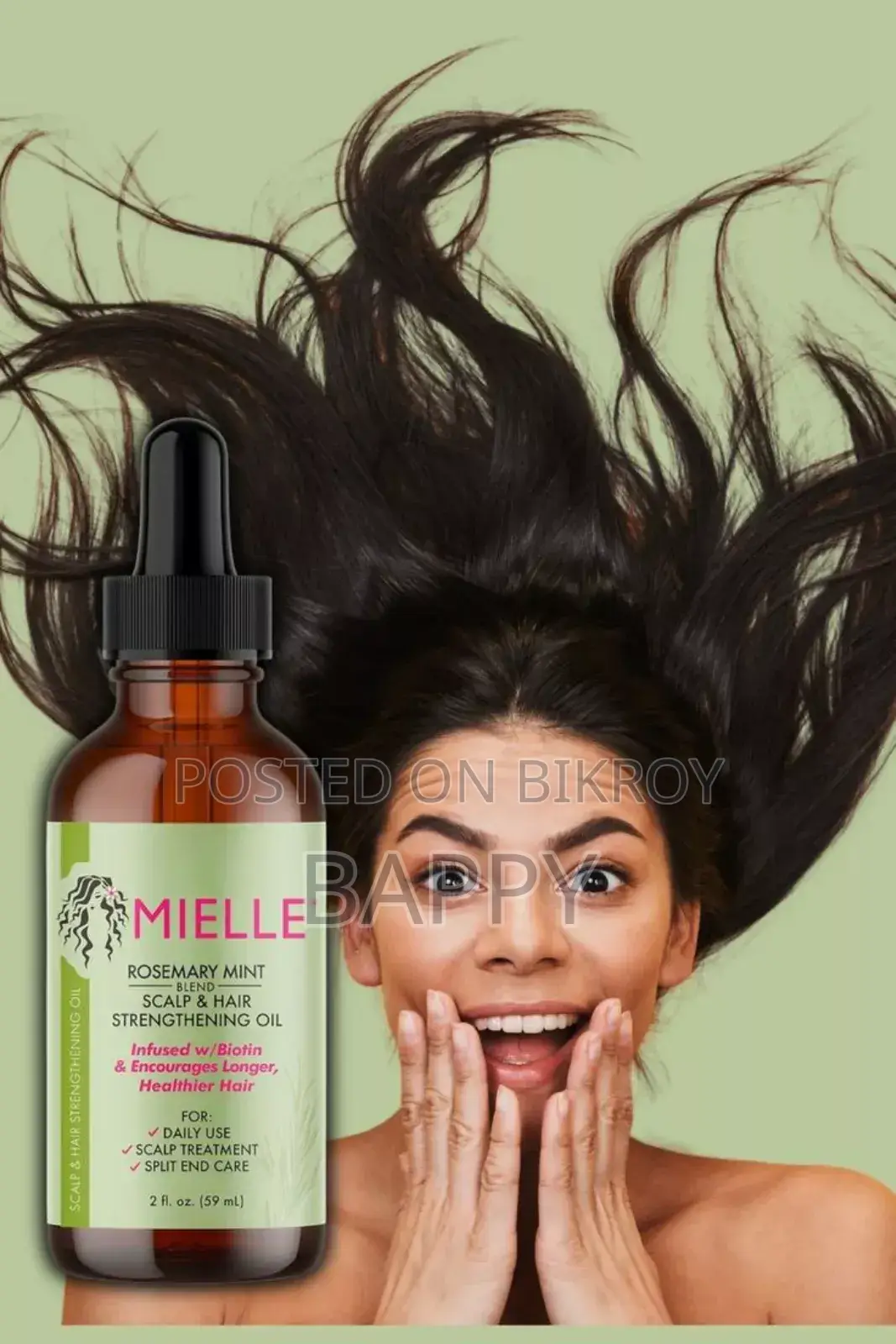 Mielle Rosemary Mint Scalp Hair Strengthening Oil