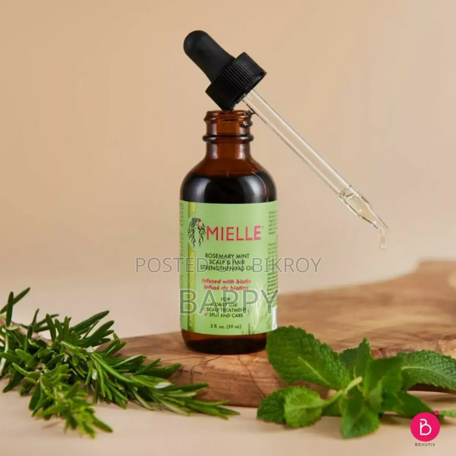 Mielle Rosemary Mint Scalp Hair Strengthening Oil