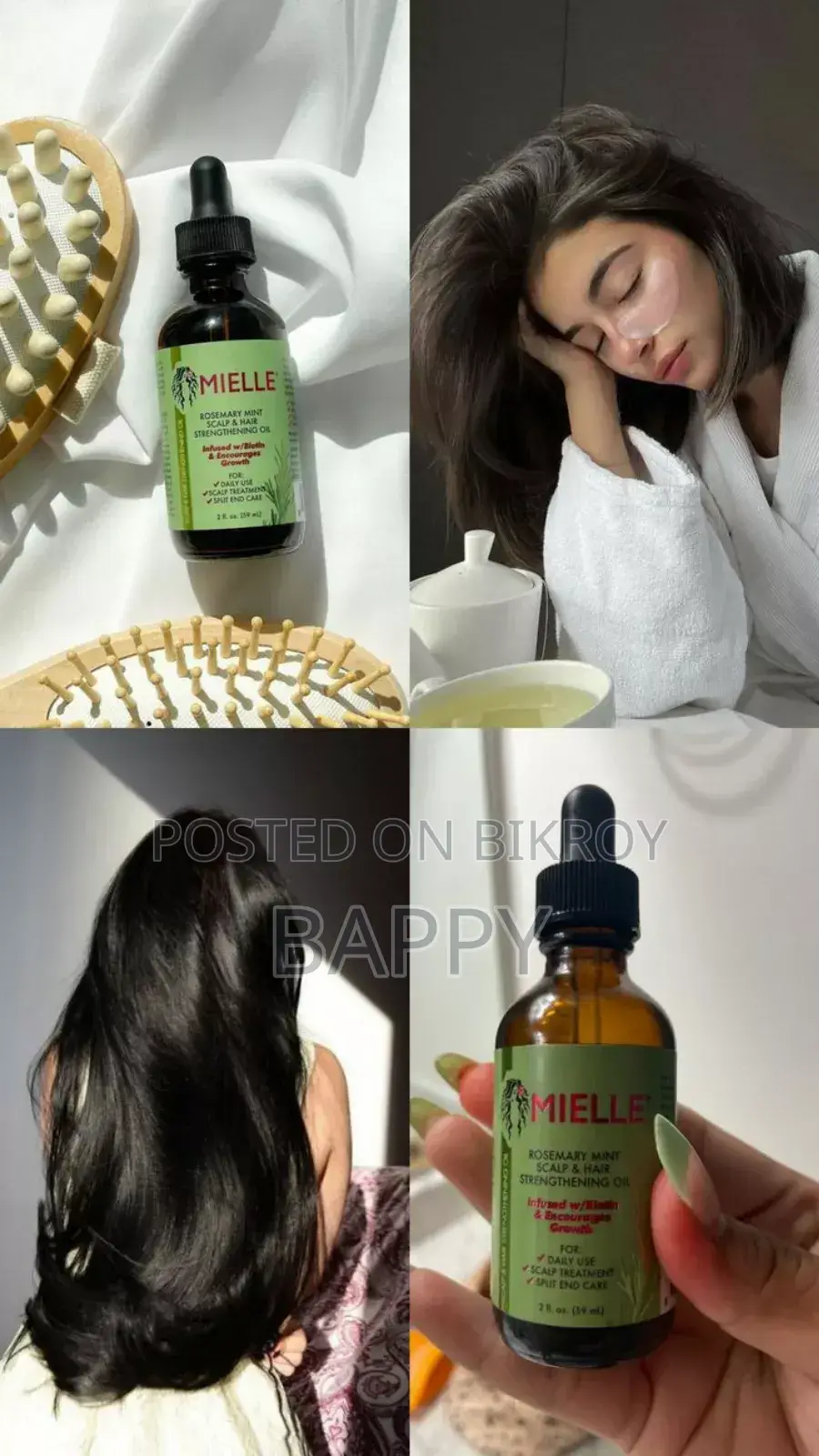 Mielle Rosemary Mint Scalp Hair Strengthening Oil