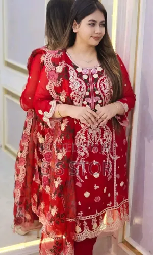 Pakistani Design 4-Piece Sada Bahar Tissue Set