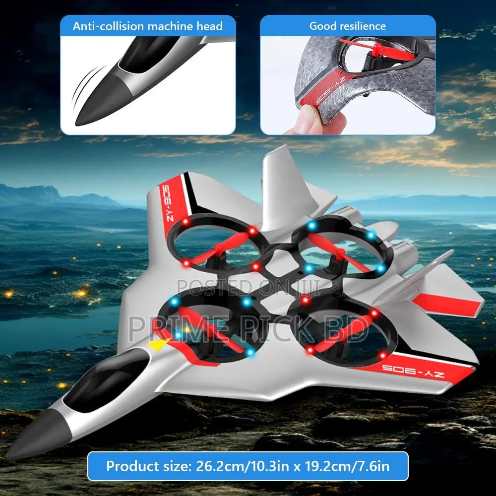 Zhiyang Zy-905 Remote Control Aircraft – Epp Anti-Crash Fighter Jet