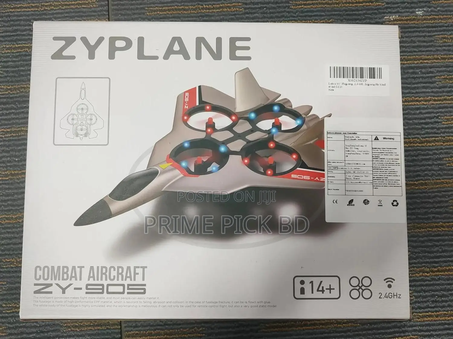 Zhiyang Zy-905 Remote Control Aircraft – Epp Anti-Crash Fighter Jet