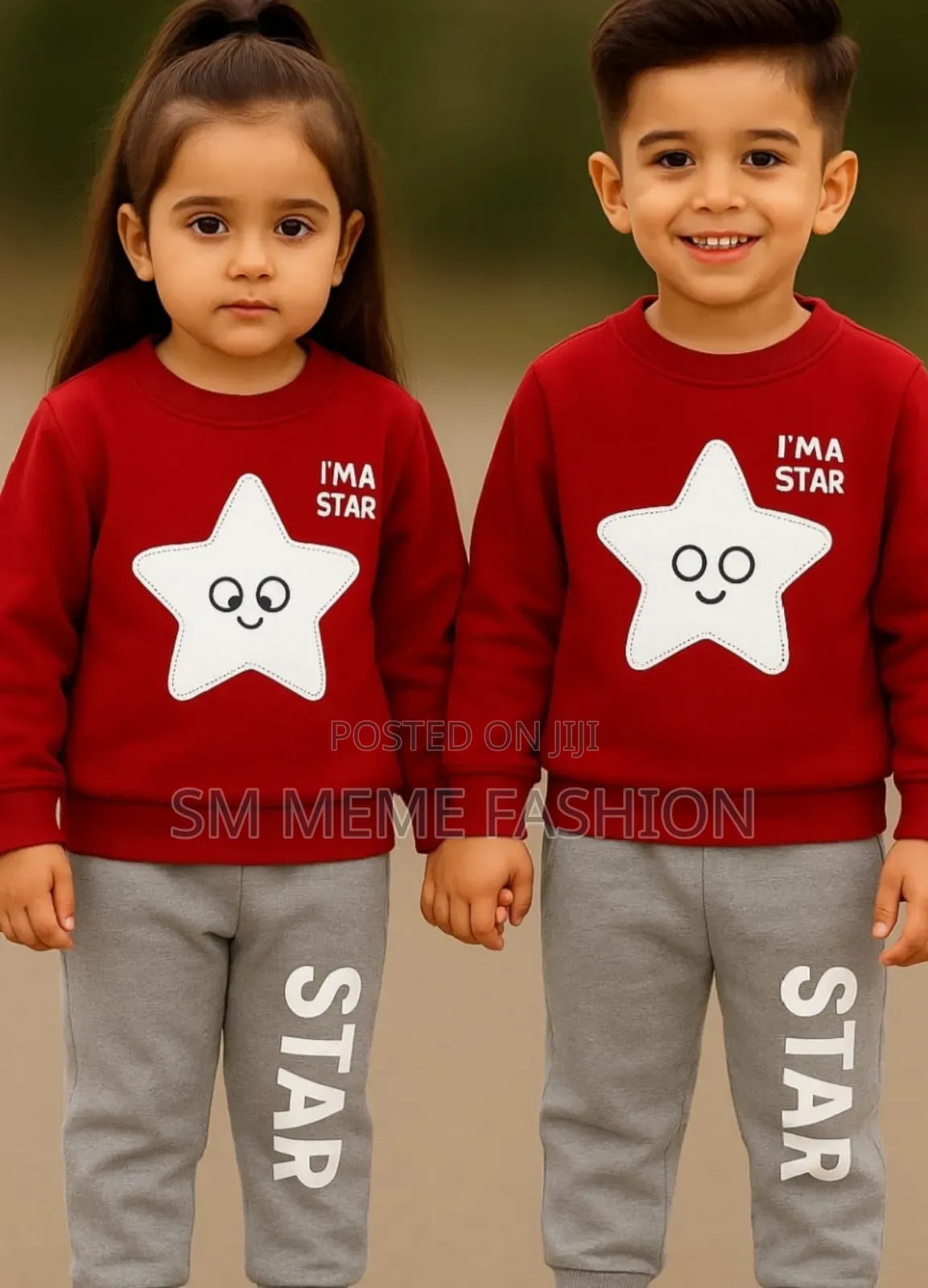 Elegant Stylish Baby Sweetshart and Trouser Set