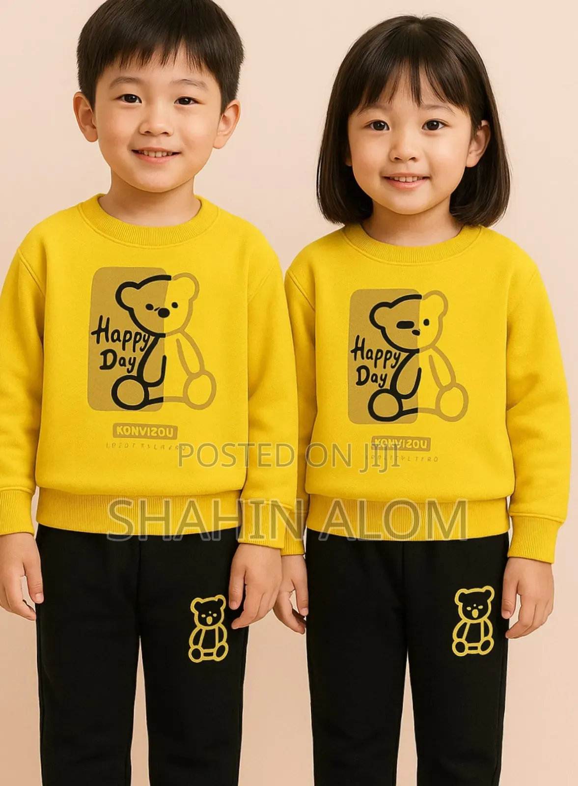 Elegant Stylish Baby Sweetshart and Trouser Set