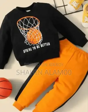 Elegant Stylish Baby Sweatshirt and Trouser Set