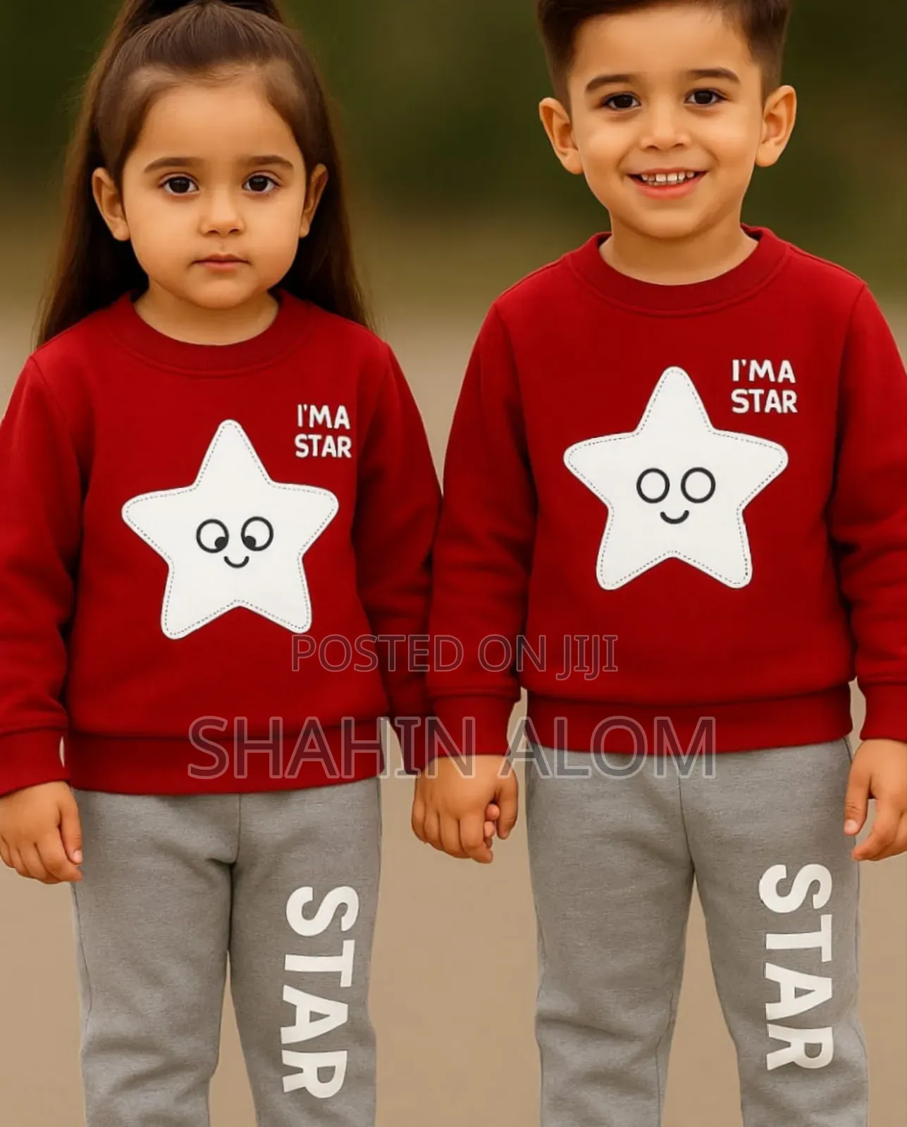 Elegant Stylish Baby Sweetshart and Trouser Set