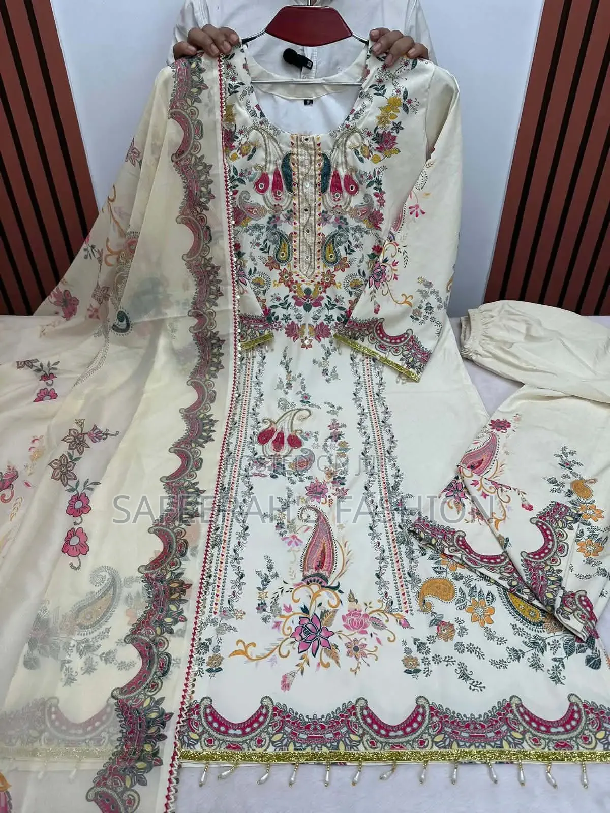 Digital Print Karchupi Work DressR