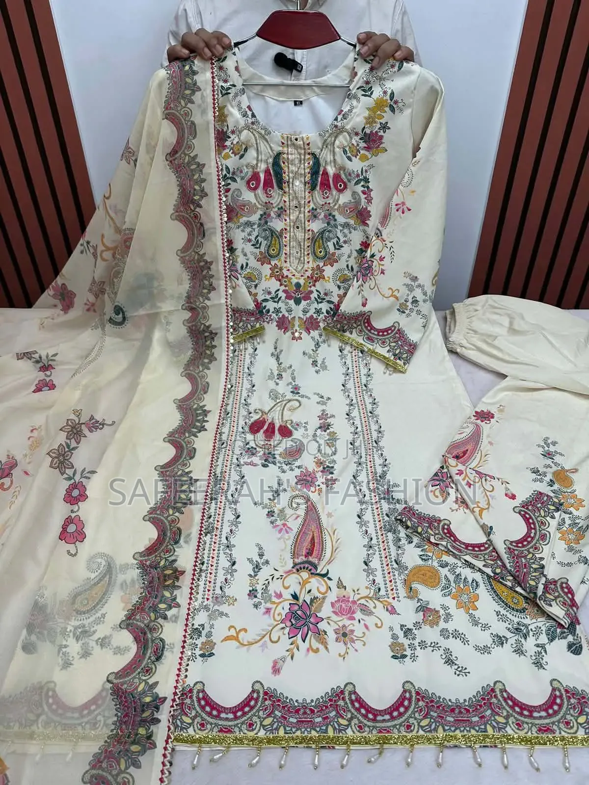 Digital Print Karchupi Work DressR