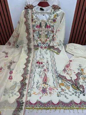 Digital Print Karchupi Work DressR