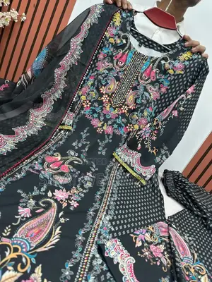 Photo - Digital Print Karchupi Work DressR