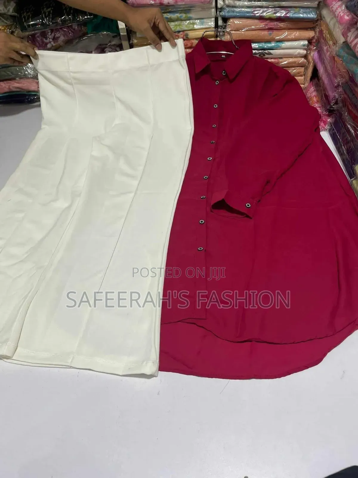 জর্জেট শার্ট প্যান্ট কম্বো সেট r