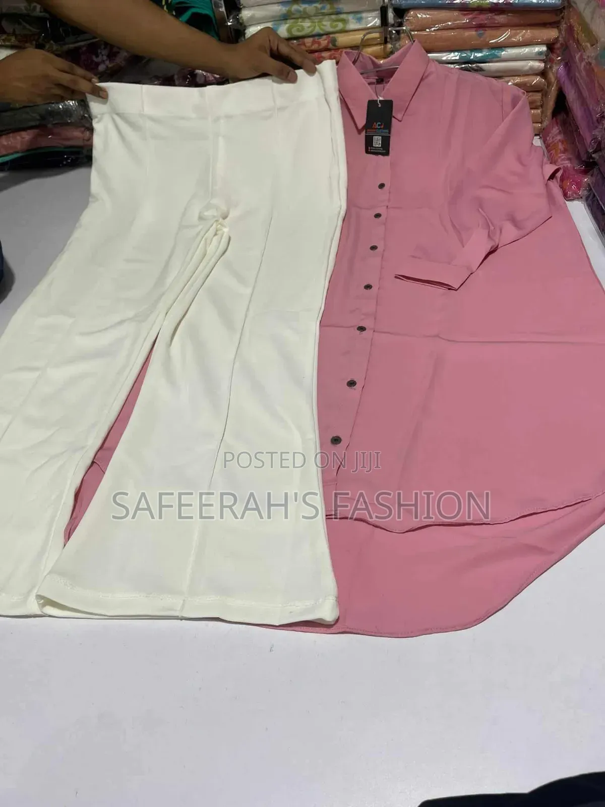 জর্জেট শার্ট প্যান্ট কম্বো সেট r