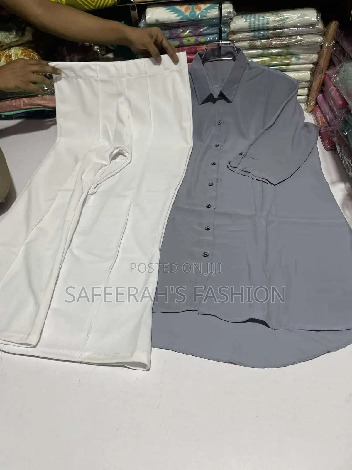 জর্জেট শার্ট প্যান্ট কম্বো সেট r