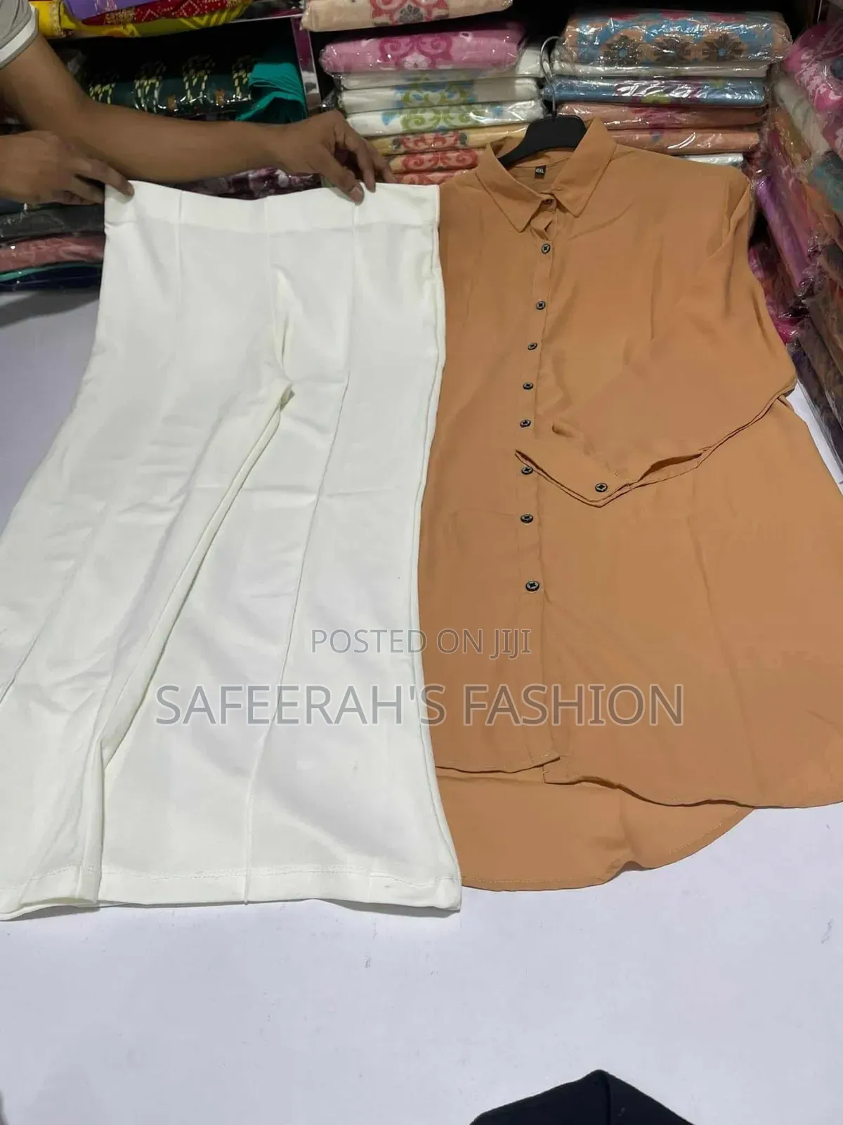 জর্জেট শার্ট প্যান্ট কম্বো সেট r