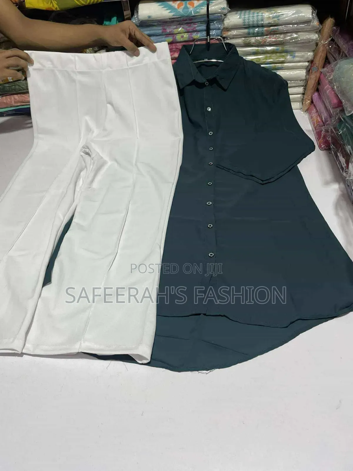 জর্জেট শার্ট প্যান্ট কম্বো সেট r