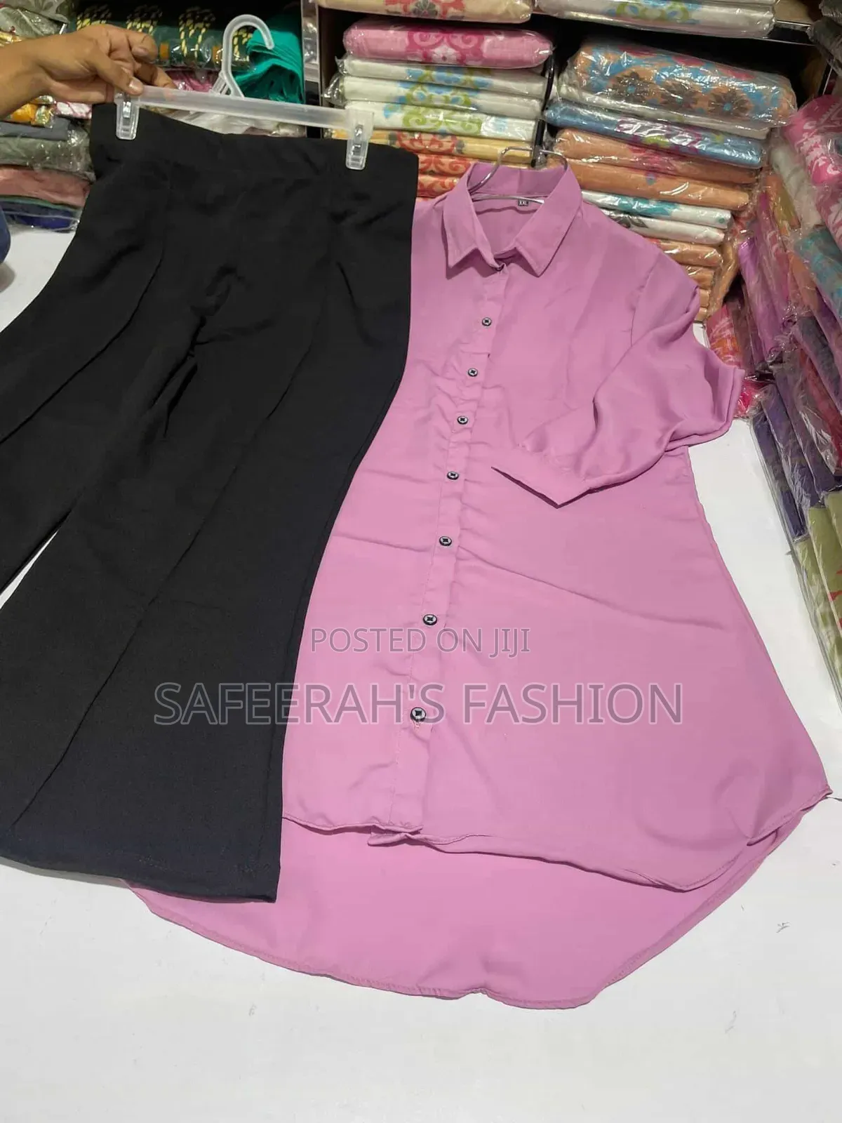 জর্জেট শার্ট প্যান্ট কম্বো সেট r