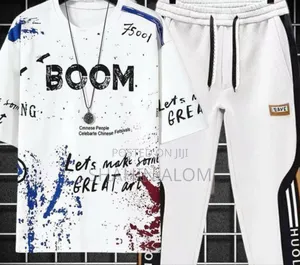 Photo - Drop Shoulder Mash T-Shirt and Trouser