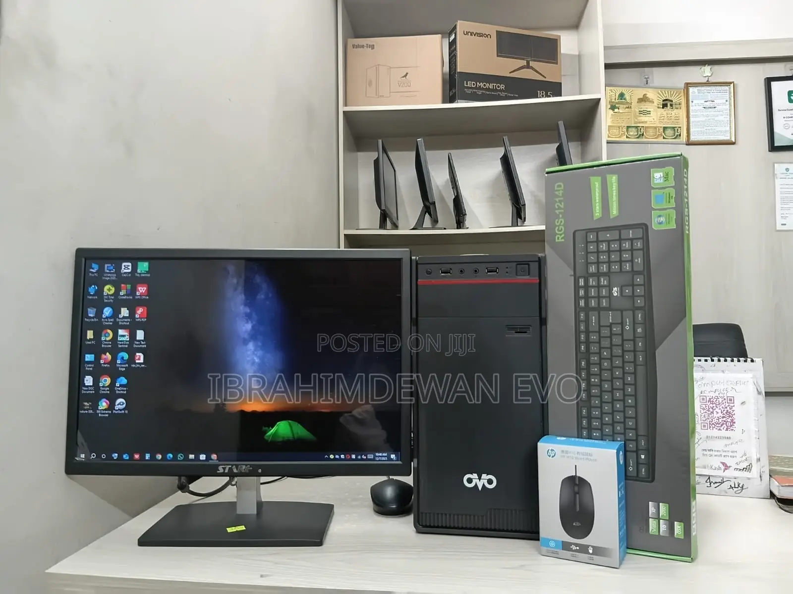 Desktop Computer Asus 4GB Intel Core 2 Duo HDD 500GB